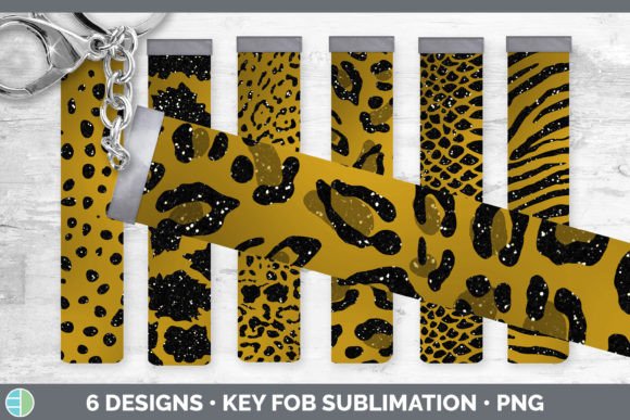 Amber Animal Print Key Fob: A Design Asset That Roars