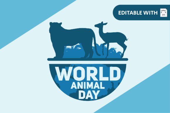 Animal Day Logo: A Vector Graphic for World Animal Day