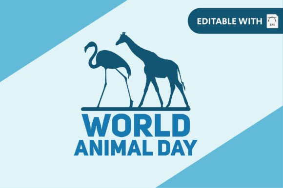 Animal Day Logo: Celebrating Wildlife with Vector Design