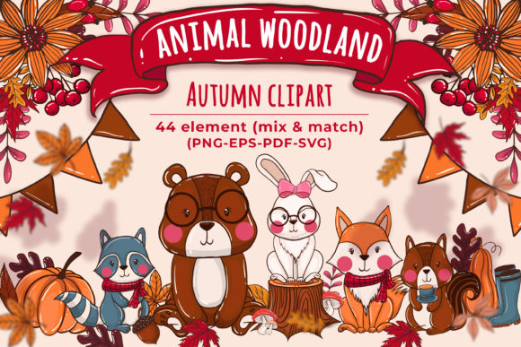 Animal Woodland & Element Autumn Clipart: A Designer's Guide