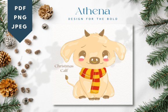 Christmas Calf: The Ultimate Cute Baby Animal for Holiday Projects