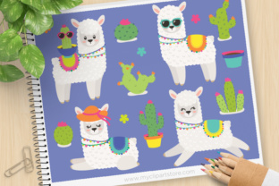 Llama Cactus Animal Clipart: Infusing Desert Charm into Modern Design