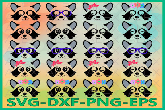 Unleashing Creativity with Raccoon Face Animal Graphics