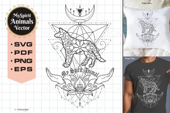 Wolf My Spirit Animal: Channeling Primal Energy in Modern Typography